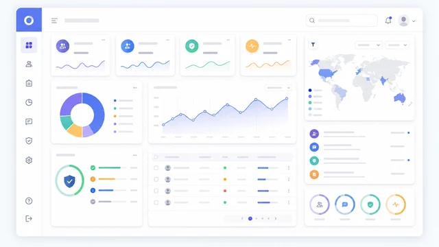 Market research platform analytics dashboard