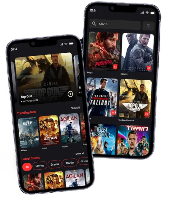 White label OTT app development services across mobile, smart TV and web