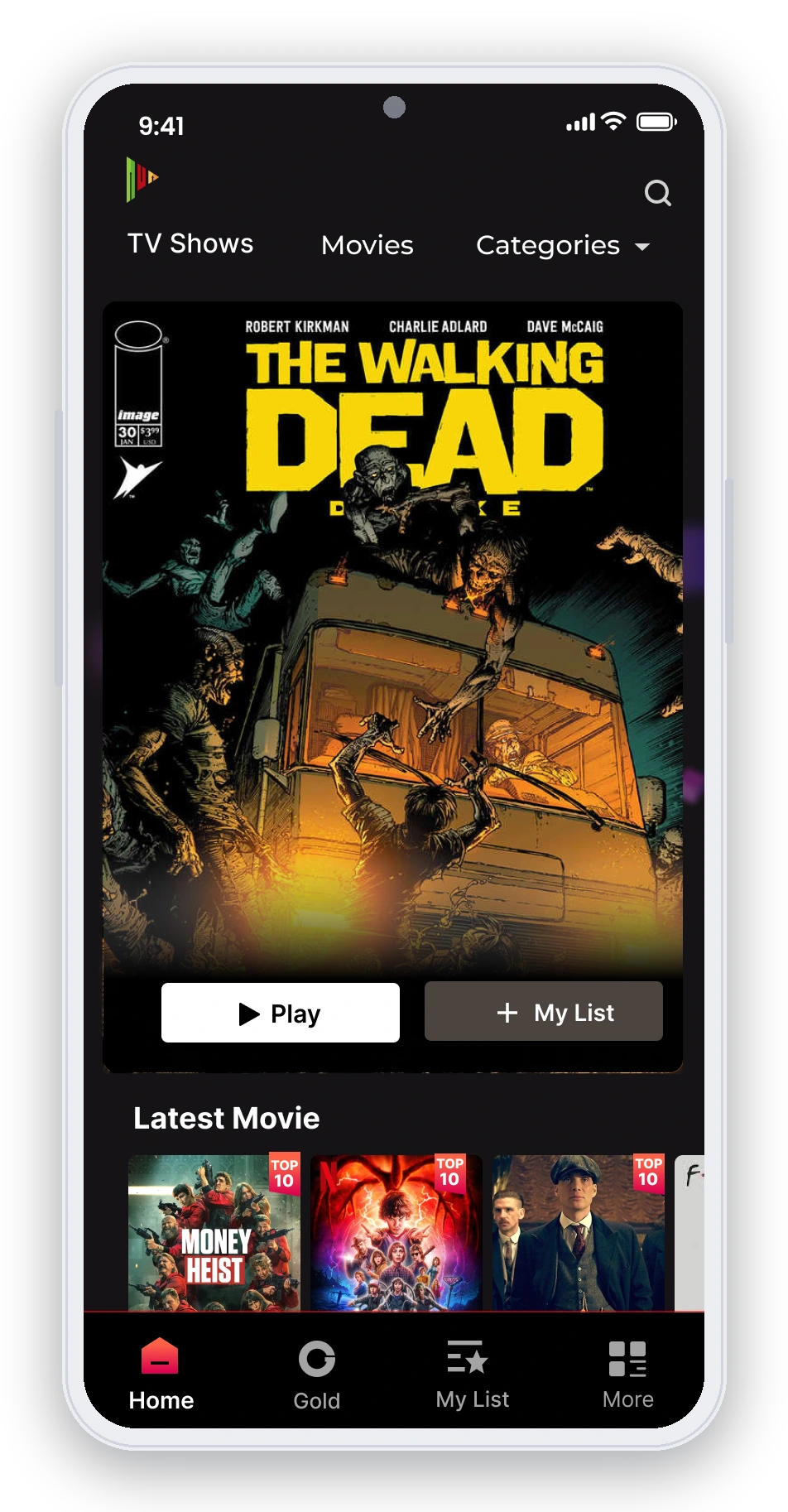 OTT app screen 25