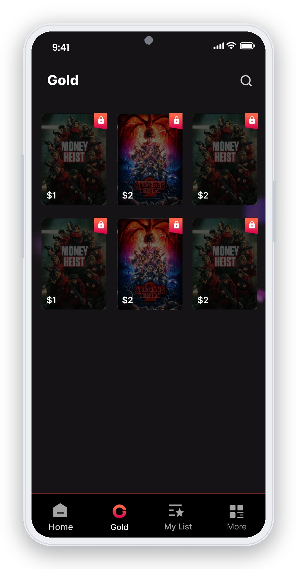 OTT app screen 27