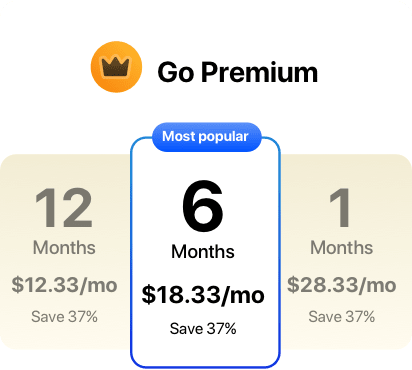Go Premium — subscription pass plans