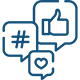 Social networking web app development