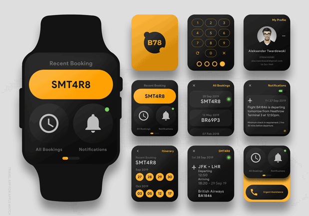 Apple Watch UI/UX Designing
