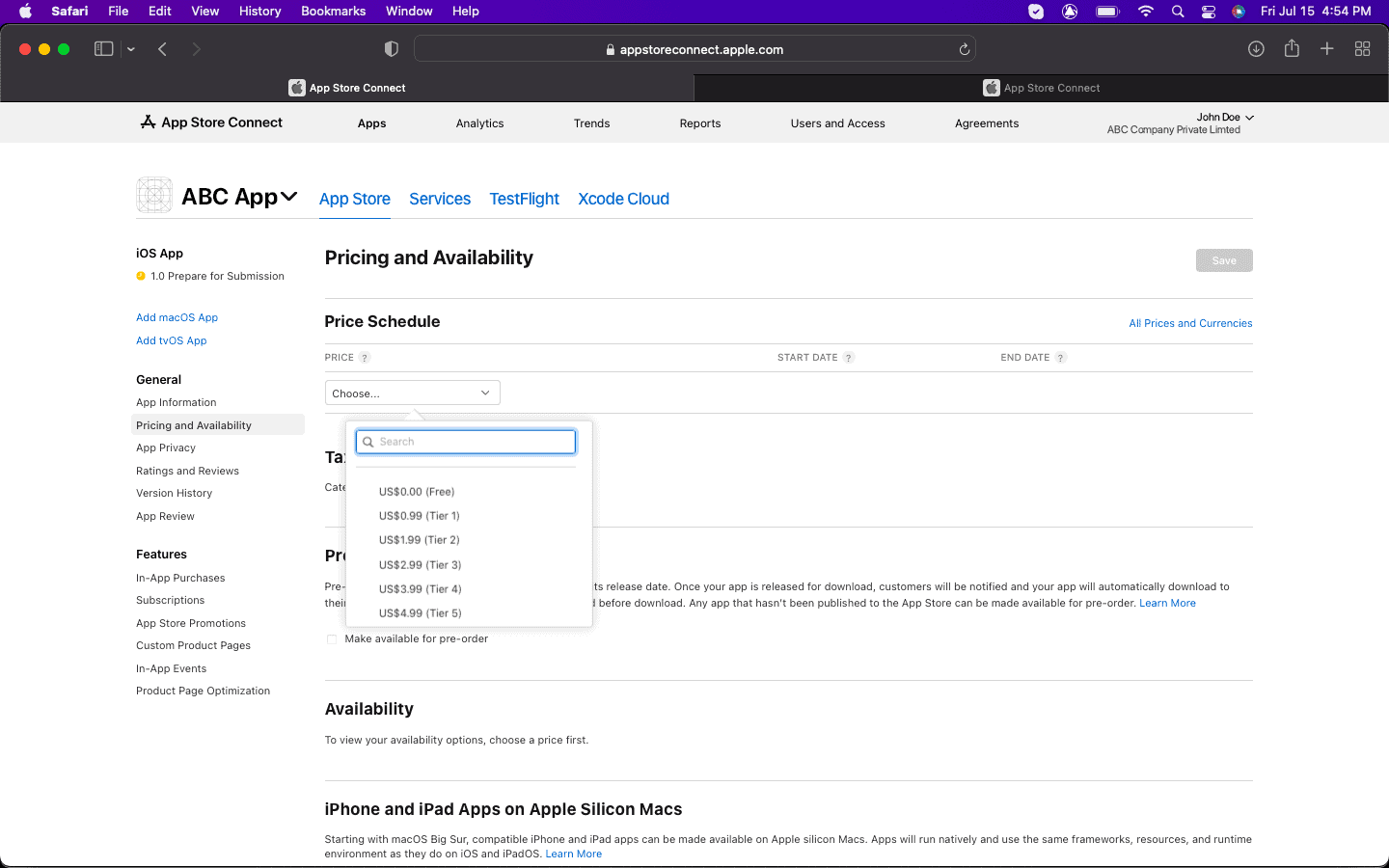 App Pricing