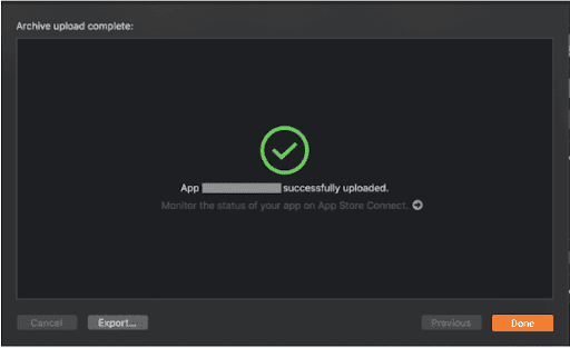 Successfully uploaded screen