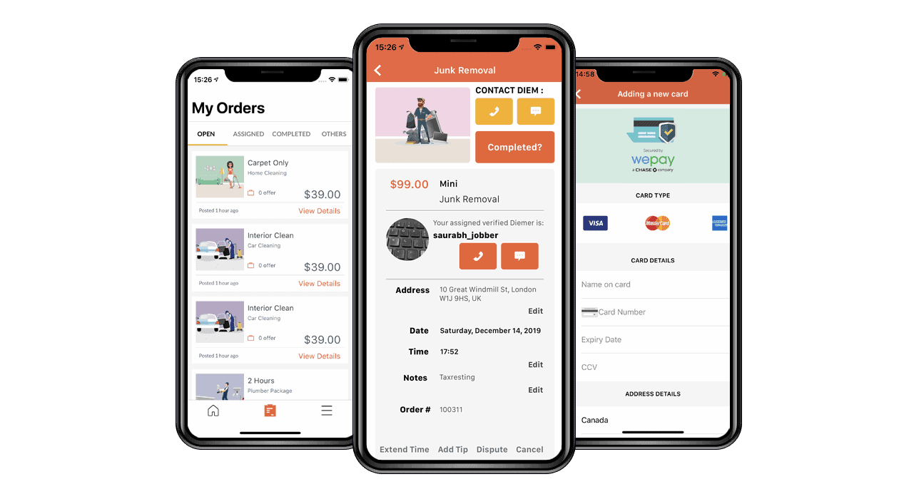 Diem On Demand Services