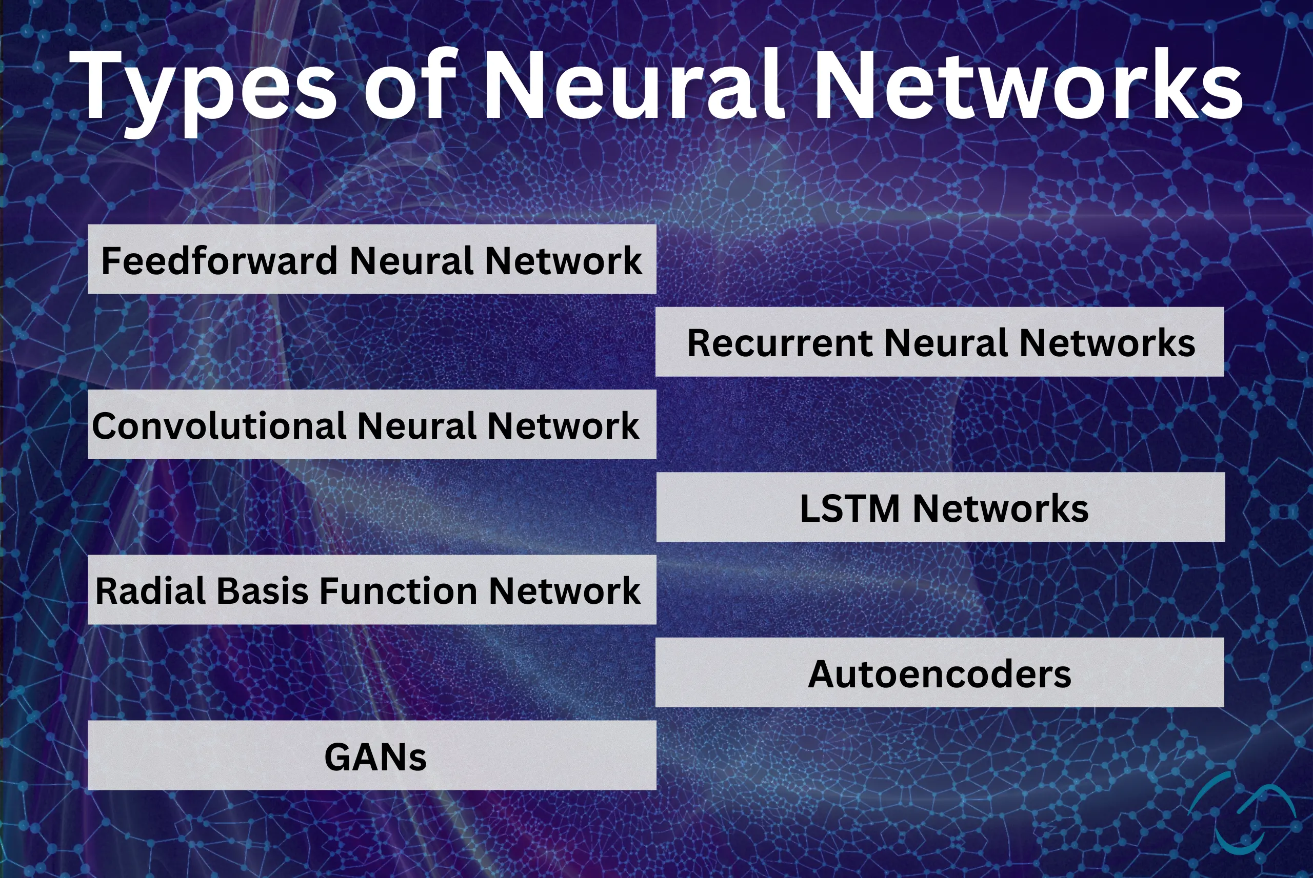 types of neural networks