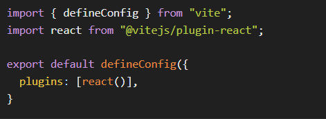 create a vite.config.js or vite.config.ts file 