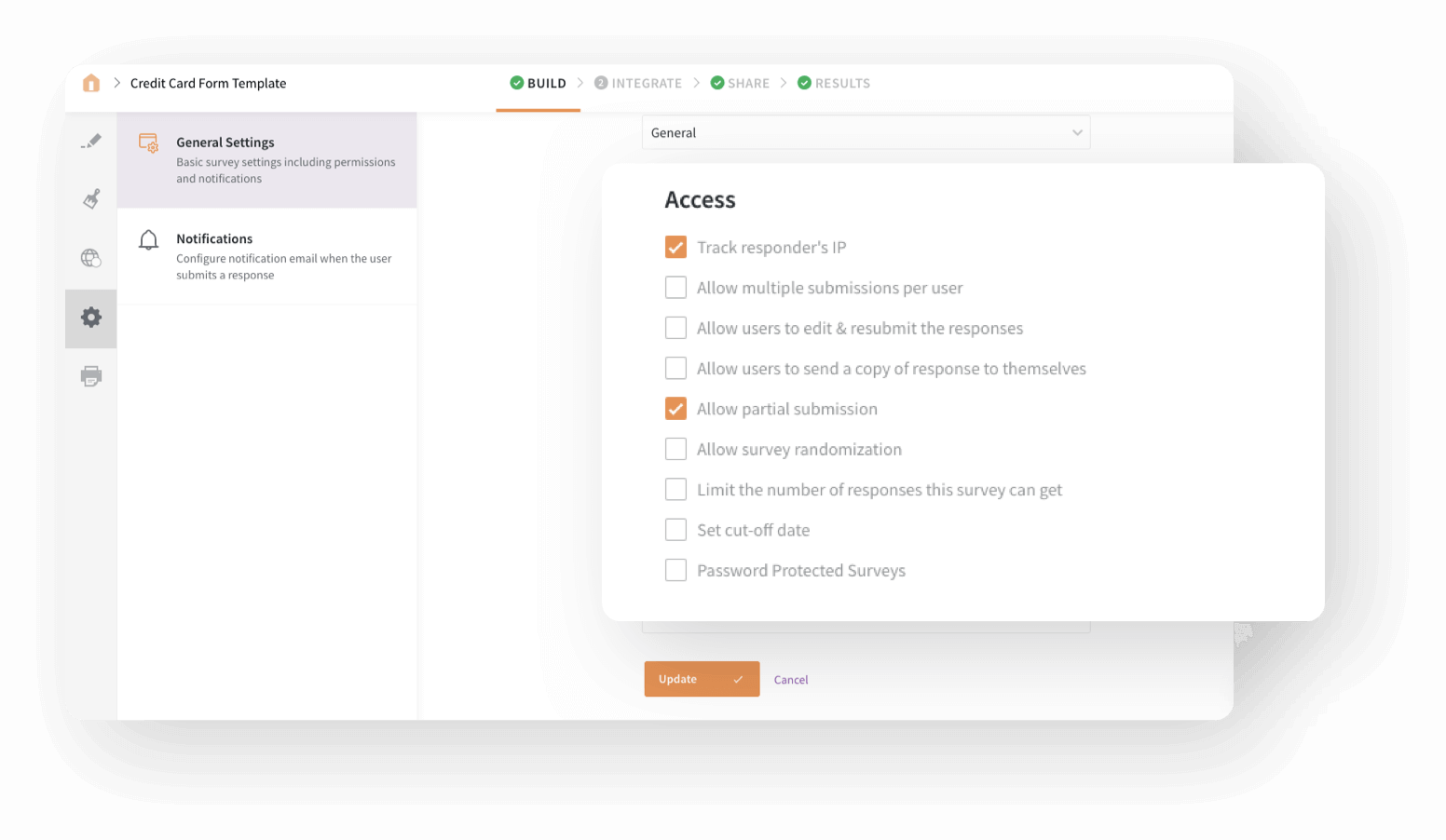 Enabling IP tracking for respondents for fraud detection