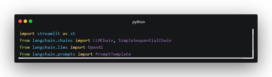 importing libraries
