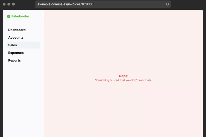 Error handling without Remix